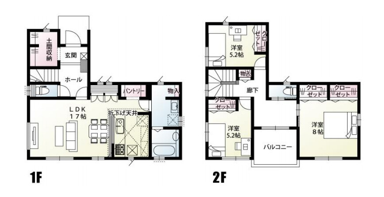 鴻巣市宮地5丁目　新築一戸建て　3区画　03の間取り|【全3棟・3号棟】鴻巣市宮地5丁目　新築一戸建て　3区画　03・3LDK・土地面積147.92m2・建物面積101.77m2