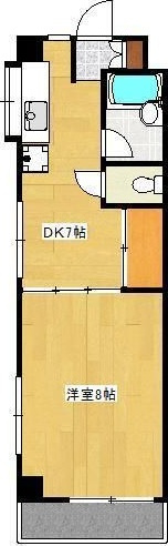 メゾンドアレイ新町の間取り