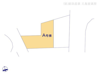 【区画図】 | 駿東郡清水町長沢 新築一戸建て A号棟  | A号棟の区画図です