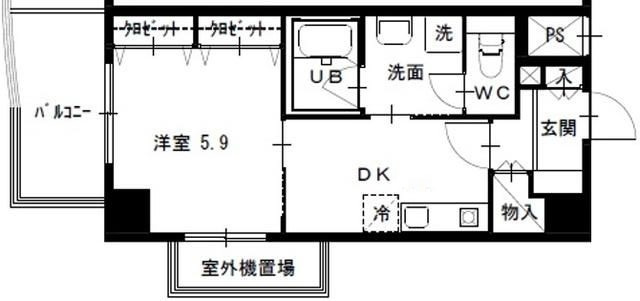 ユリカロゼ西新井駅前の間取り|間取りです。