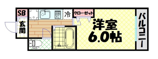 【間取り】 | エスリード難波駅前
