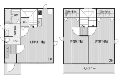 【間取り】 | ヴィレッジ　ガーデン 