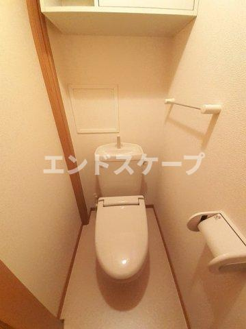 リヴィエールⅢ・Ｂのトイレ|高崎、前橋のお部屋探しはエンドスケープまで！お客様の理想お聞かせ下さい♪