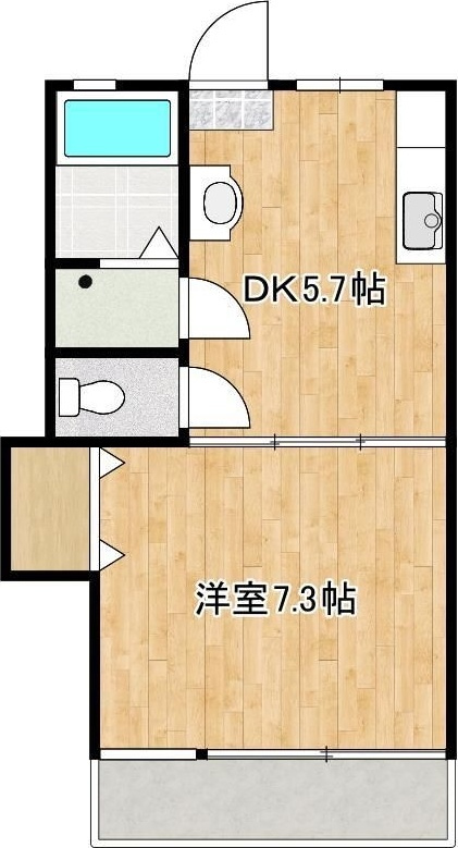 新南部ロイヤルハイツの間取り