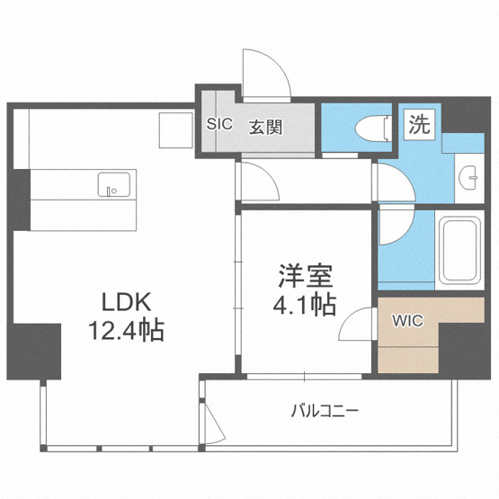 【間取り】 | BRAVE常盤町Ⅱ