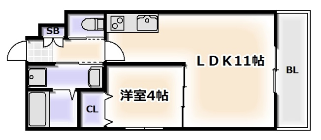 【間取り】 | フレンシアノイエ難波南