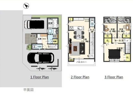 明石市東藤江２丁目の間取り