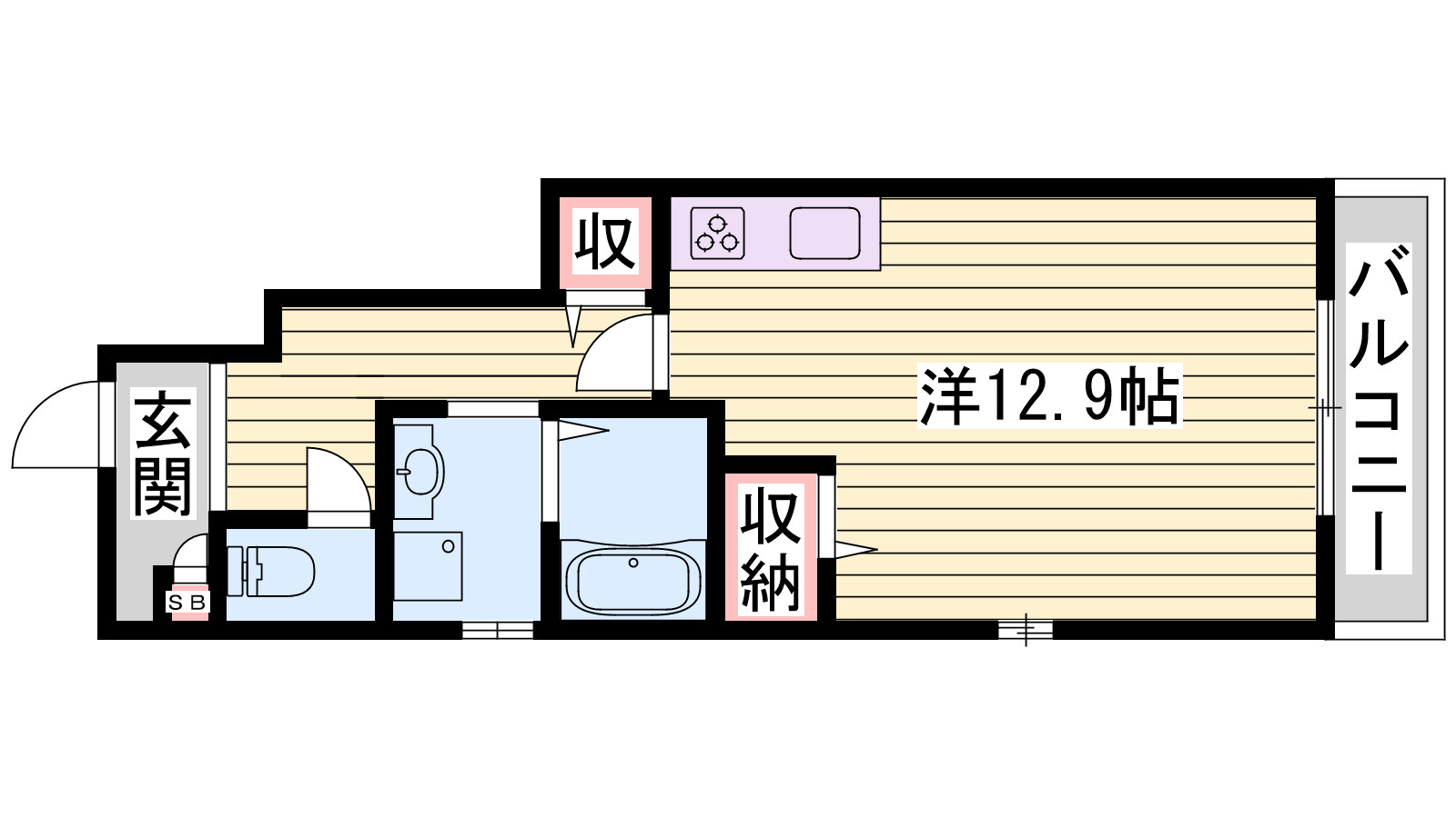 ネオフタバの間取り