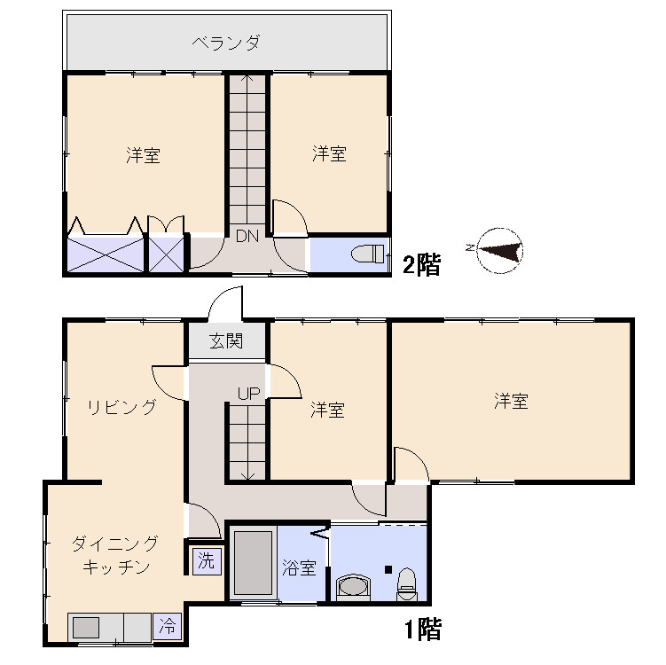真鶴町　真鶴の間取り