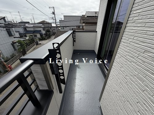 【仲介手数料０円】海老名市杉久保北5丁目　新築一戸建て　全3棟のバルコニー|海老名市杉久保北5丁目　新築一戸建て　全3棟