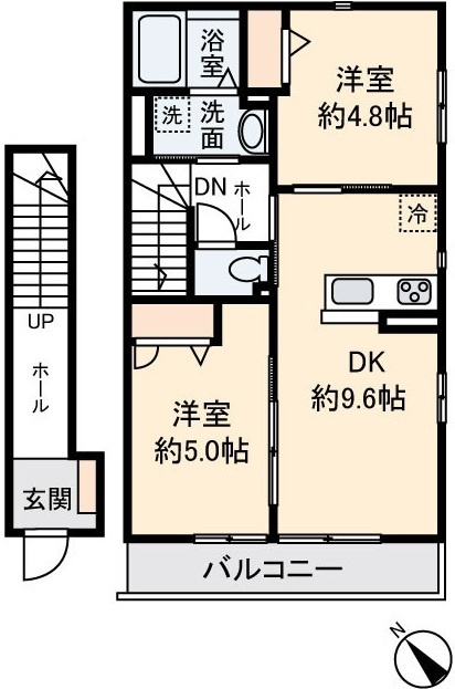 maison de la lunaの間取り