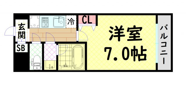 【間取り】 | ルクレ新町レジデンス