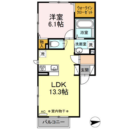 シャルムの間取り