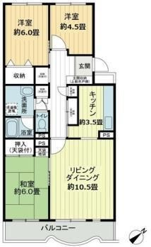 テレパレス日限山の間取り