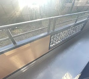 ベルマンションのバルコニー