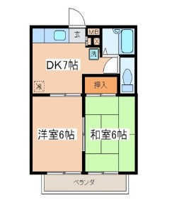 ベルマンションの間取り