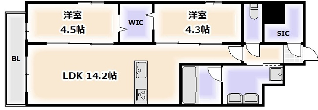 【間取り】 | Draw上本町