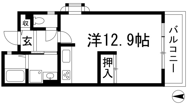 【間取り】 | アルビス五月ヶ丘108号棟