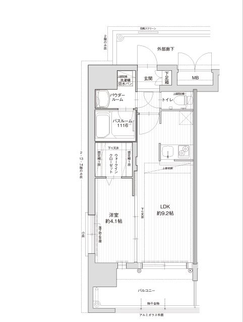 グランフォーレ博多駅東スタイルの間取り|使いやすい間取りです。