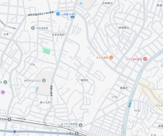 ワコーレ朝霧シーサイドヒルズの地図