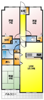 【間取り】 | コスモ川越ステーションスクエア