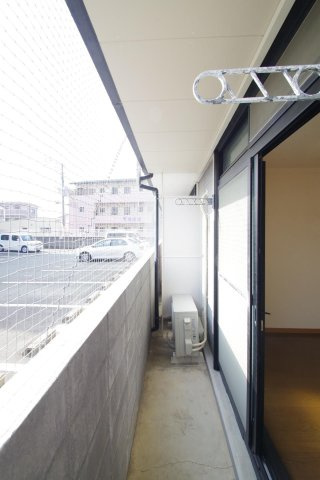 セントラル新南部壱番館のバルコニー