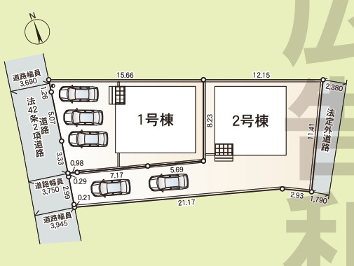 糸満市名城　第1（全2棟）の区画図|区画図♪