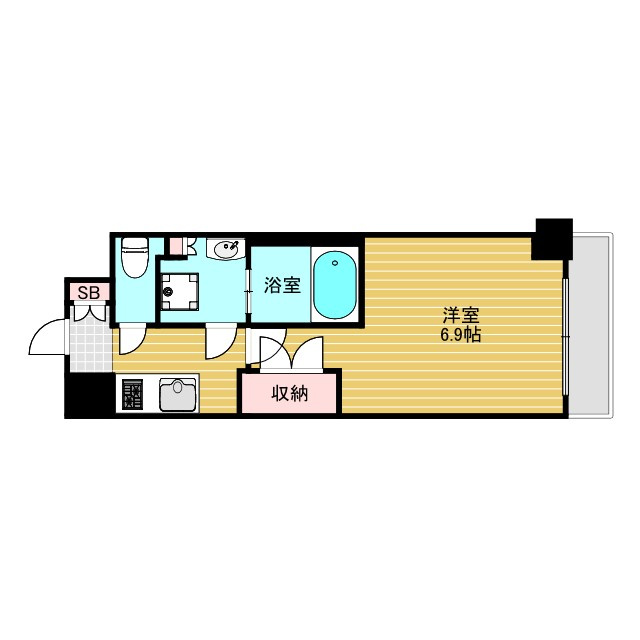 エグゼ北大阪の間取り