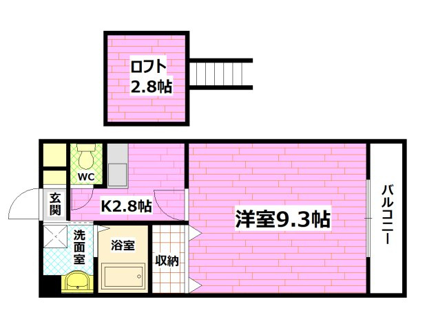レジデンス99の間取り