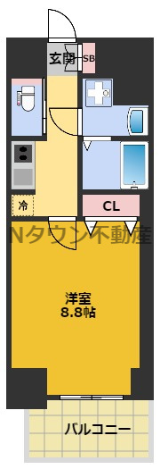 【間取り】 | S-RESIDENCE東別院 | 間取りです
