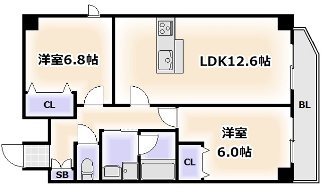 【間取り】 | BADGE大道