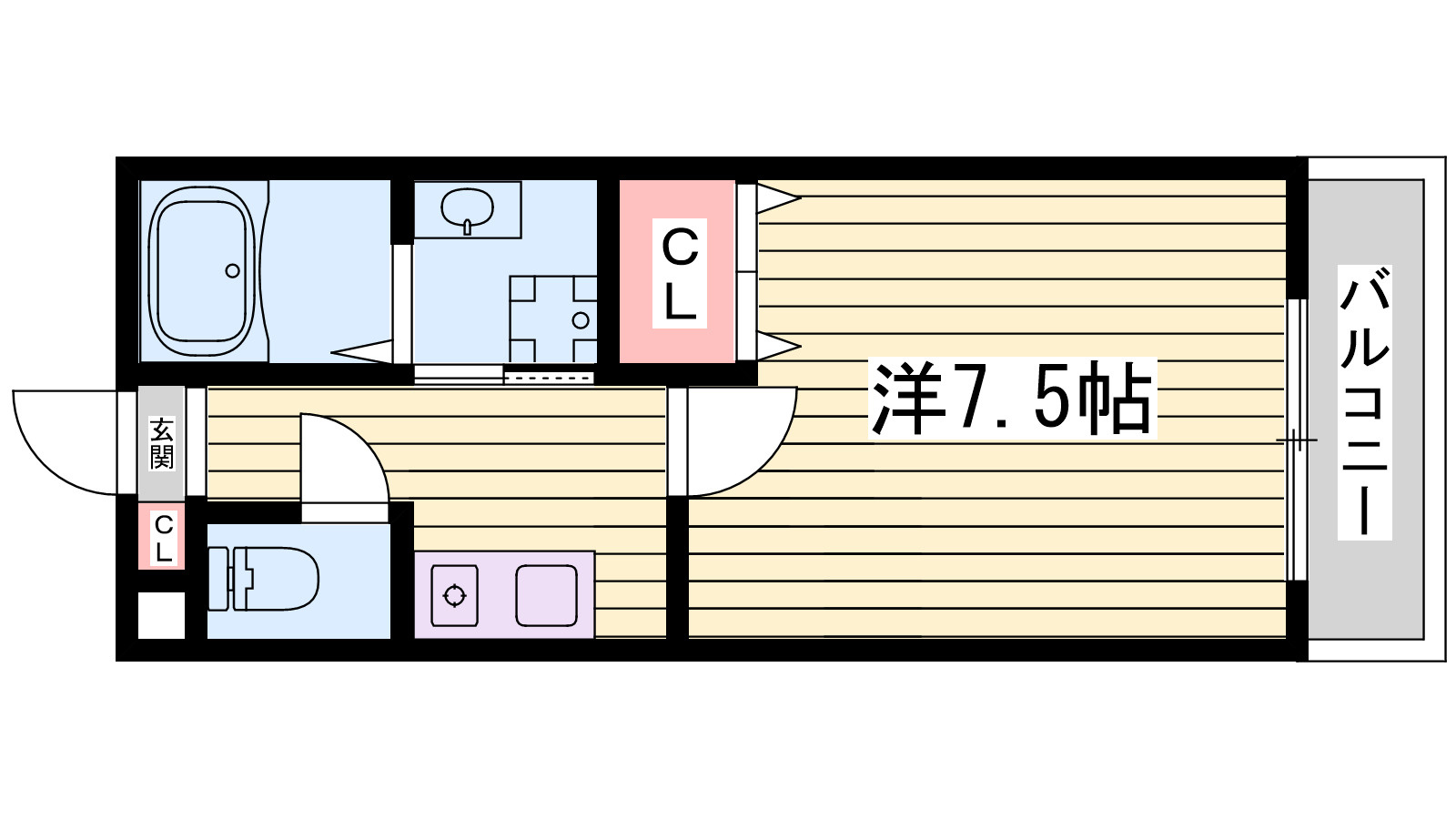 レジデンス伊川谷の間取り