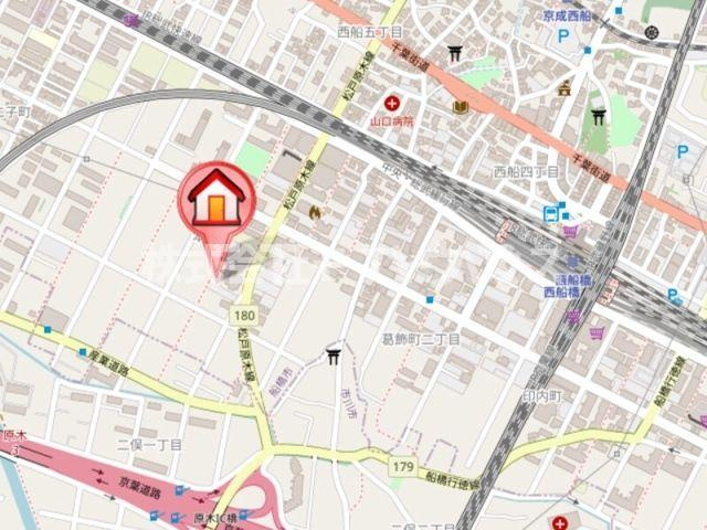 レジディア西船橋の地図