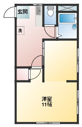 ハイツ前原の間取り