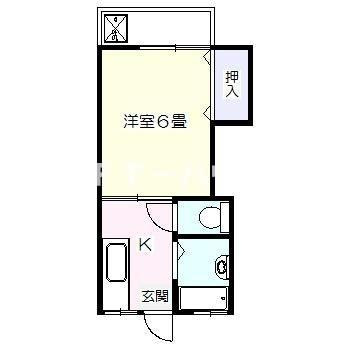 パレス中山の間取り