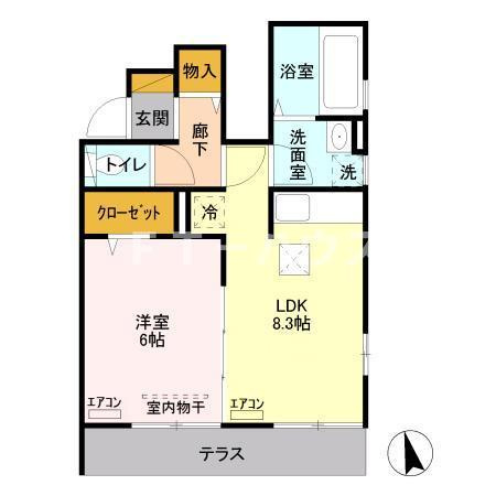 エスポワールの間取り