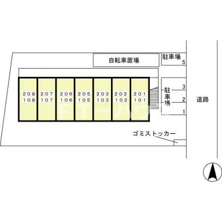 ヒルサイドテラスの区画図