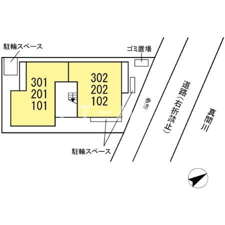 CLAIR（ｸﾚｰﾙ）の区画図