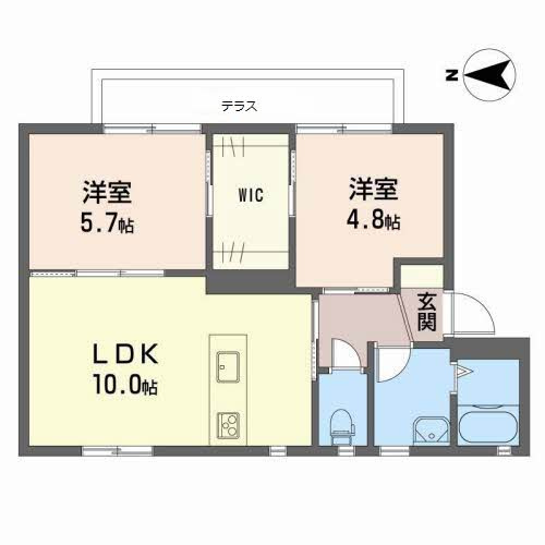ラフォーレ細雪の間取り