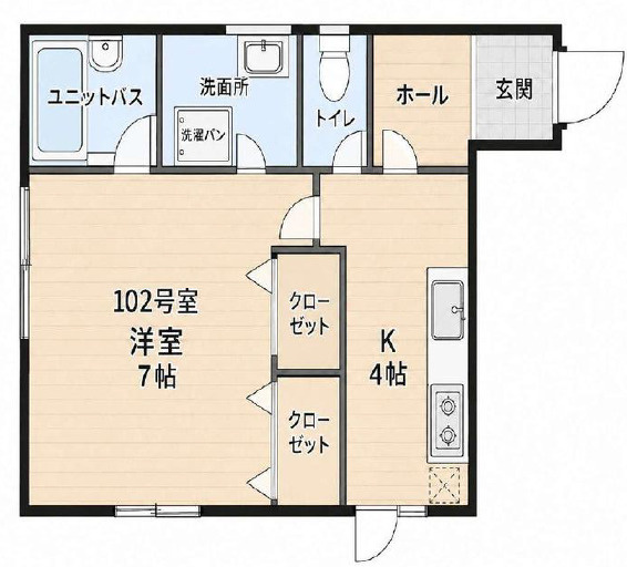 アリビア鈴蘭台の間取り