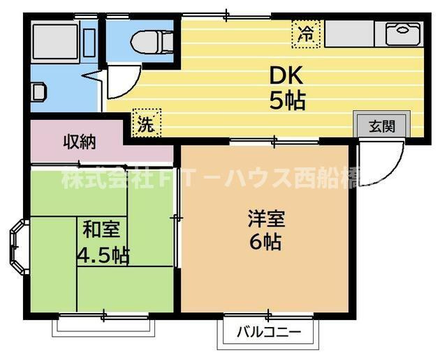 アメニティ・スウィートの間取り
