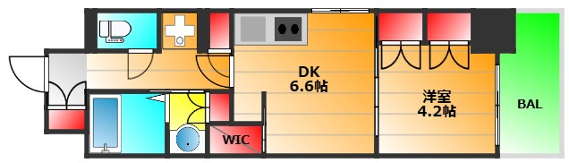 コンフォリア北堀江一丁目の間取り|お部屋の感じは各階違うので現地を確認してください