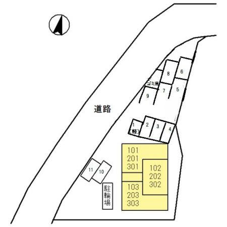 Ｃａｓａ　Ｅｎｔｒｅ（カーサエントレ）の区画図
