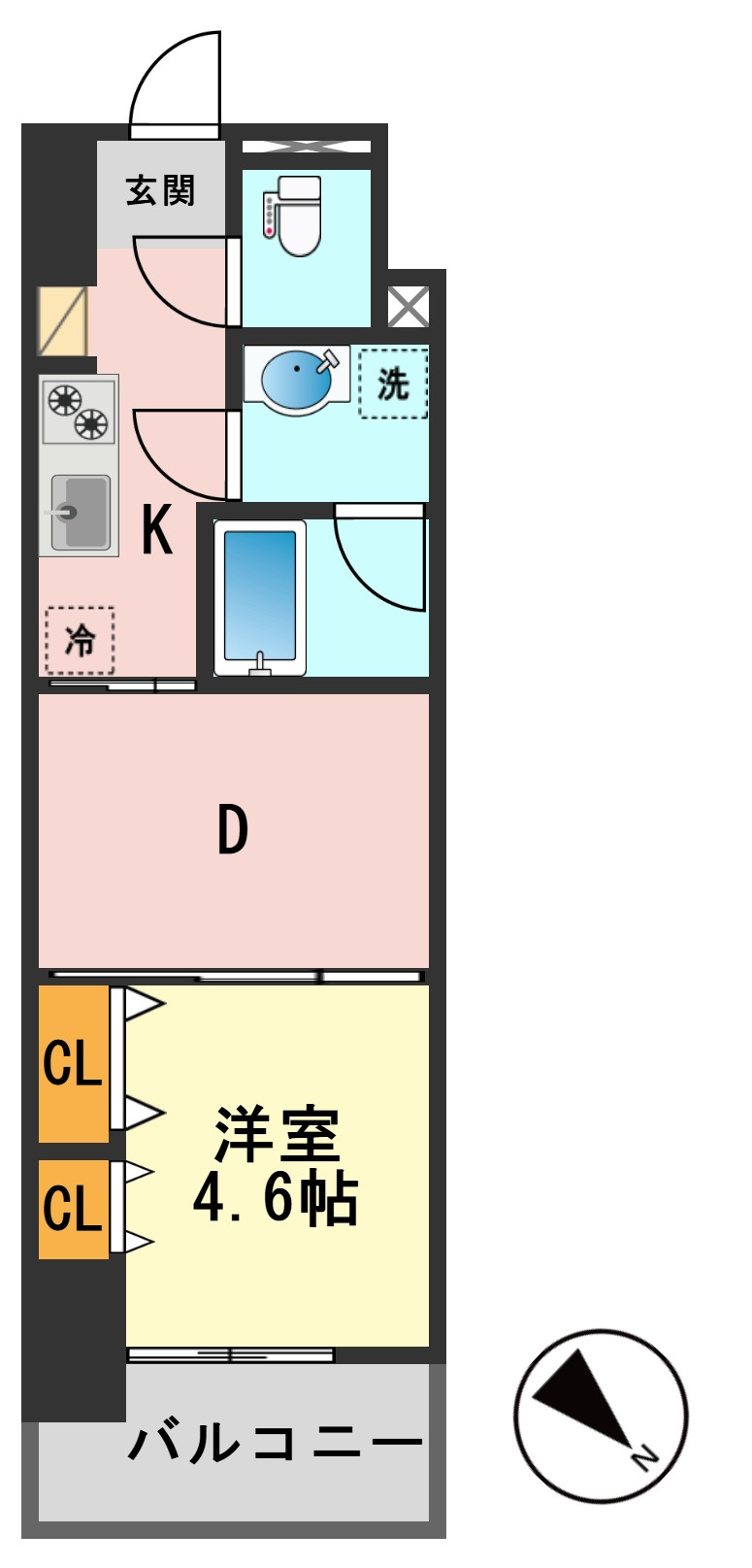 ノキアス新小岩の間取り