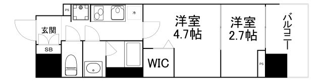 【間取り】 | ドゥーエ天満橋
