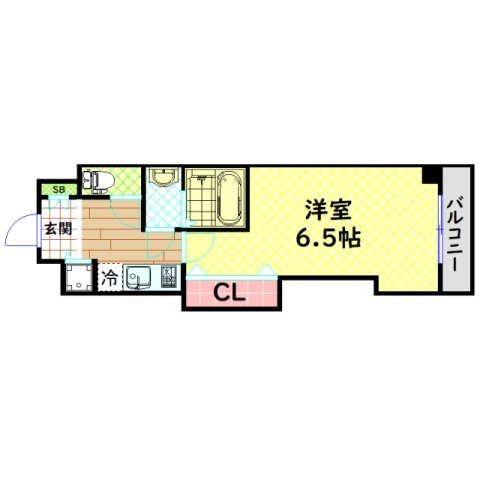 【間取り】 | Luxe難波西I