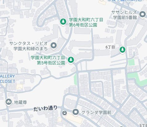 ●3(土)4(日)現地案内可能！ 奈良市三碓　新築一戸建ての地図