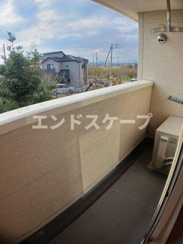 ベルソレイユⅠのバルコニー|高崎、前橋のお部屋探しはエンドスケープまで！お客様の理想お聞かせ下さい♪