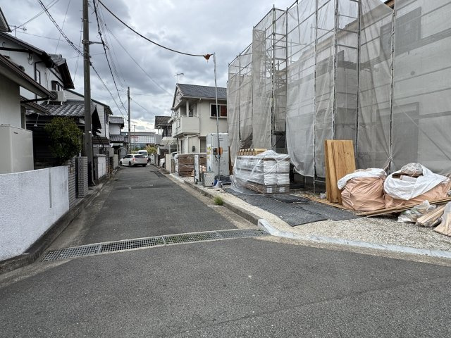 神戸市西区玉津町高津橋新築戸建B号棟の前面道路含む現地写真|2026年9月6日撮影