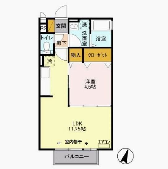 グランジュテの間取り